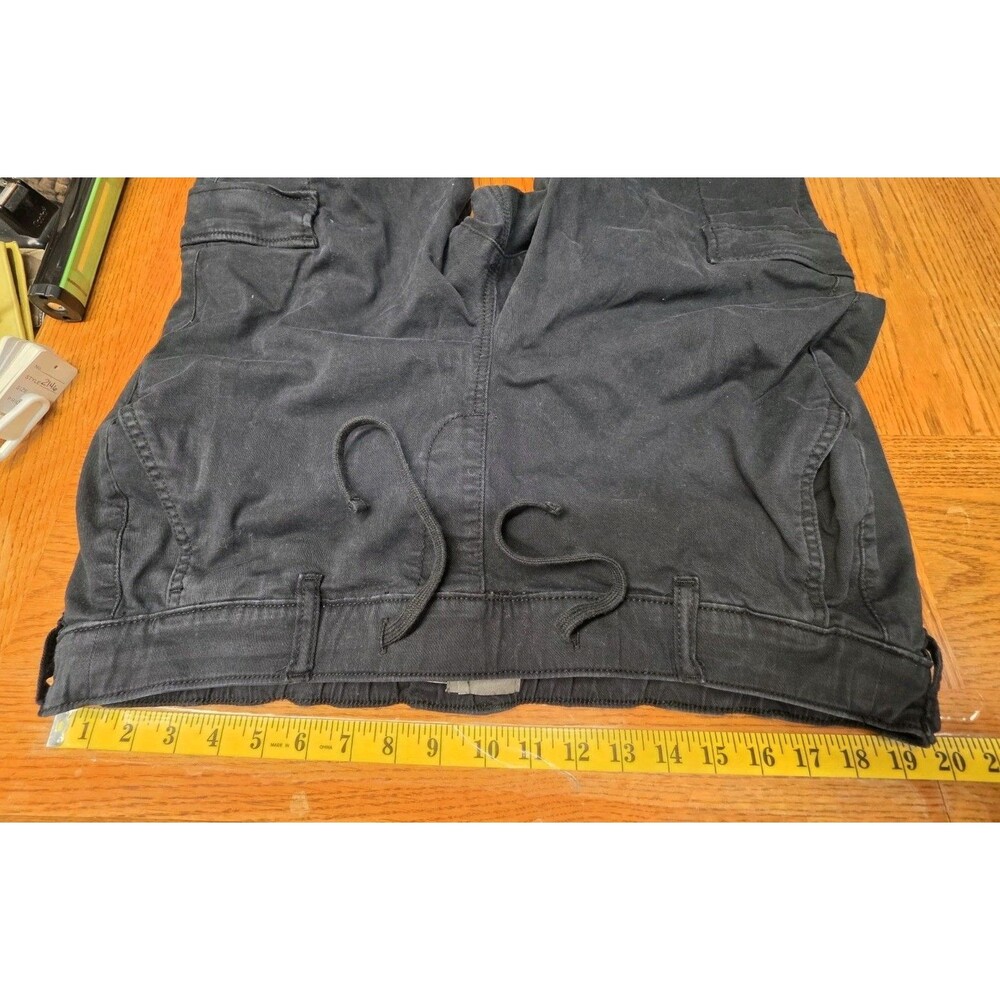 Torris Plus Size 2T Pull-On Drawstring Black Cargo Pants - Picture 11 of 13
